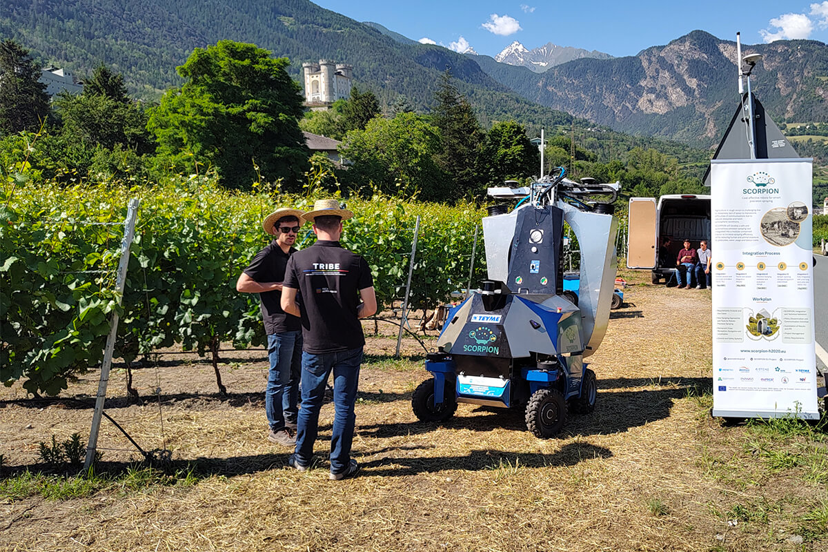 Weta Robot e il team Scorpion protagonisti di una serie di giornate dimostrative ad Aymavilles in provincia di Aosta